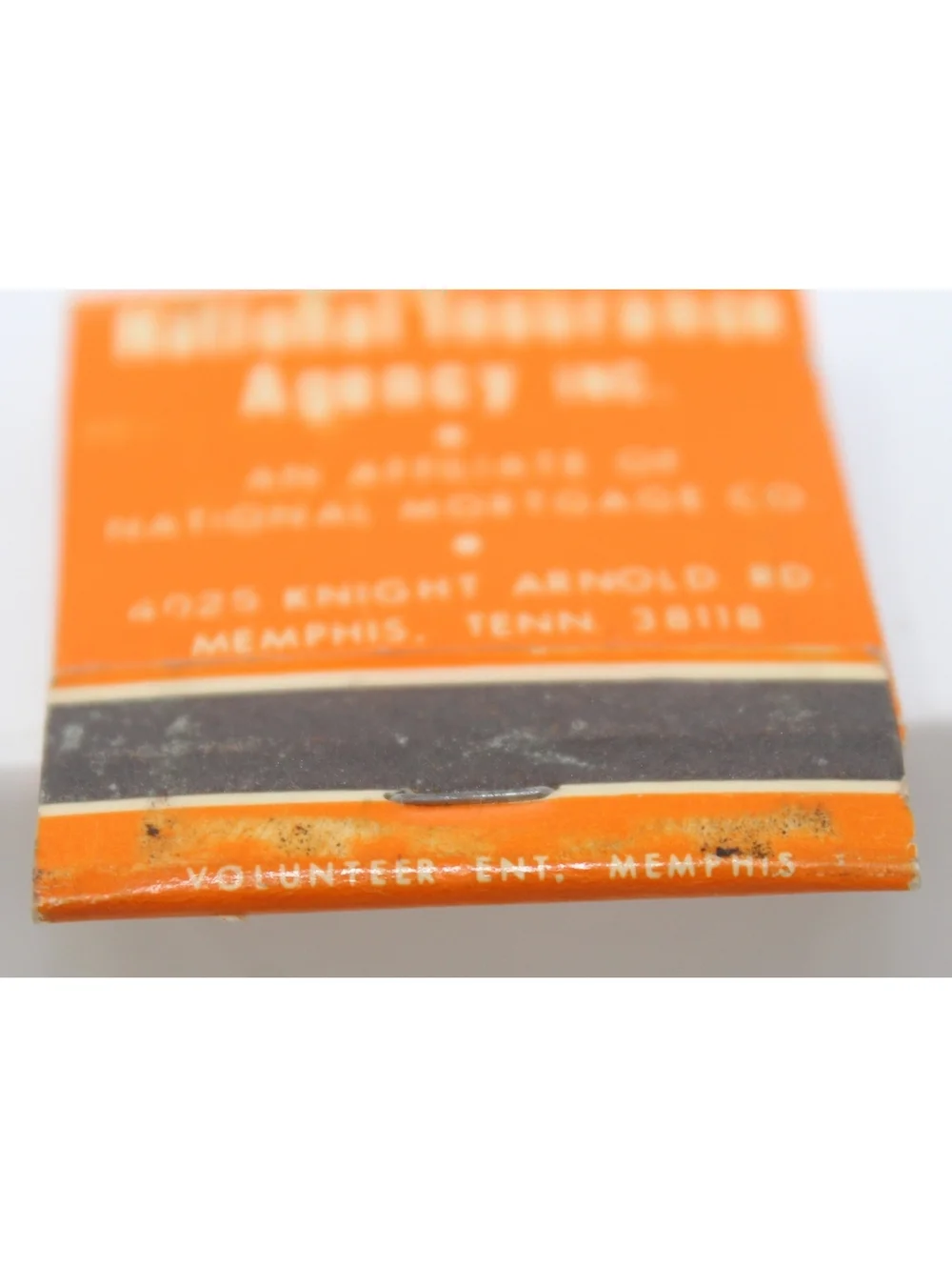 Vintage Matchbook National Insurance Agency Independent Agent Memphis TN 60s 70s